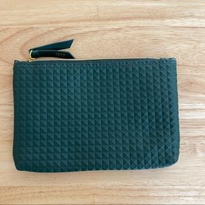 Ipsy green makeup bag
